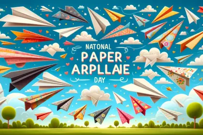 Celebrating National Paper Airplane Day