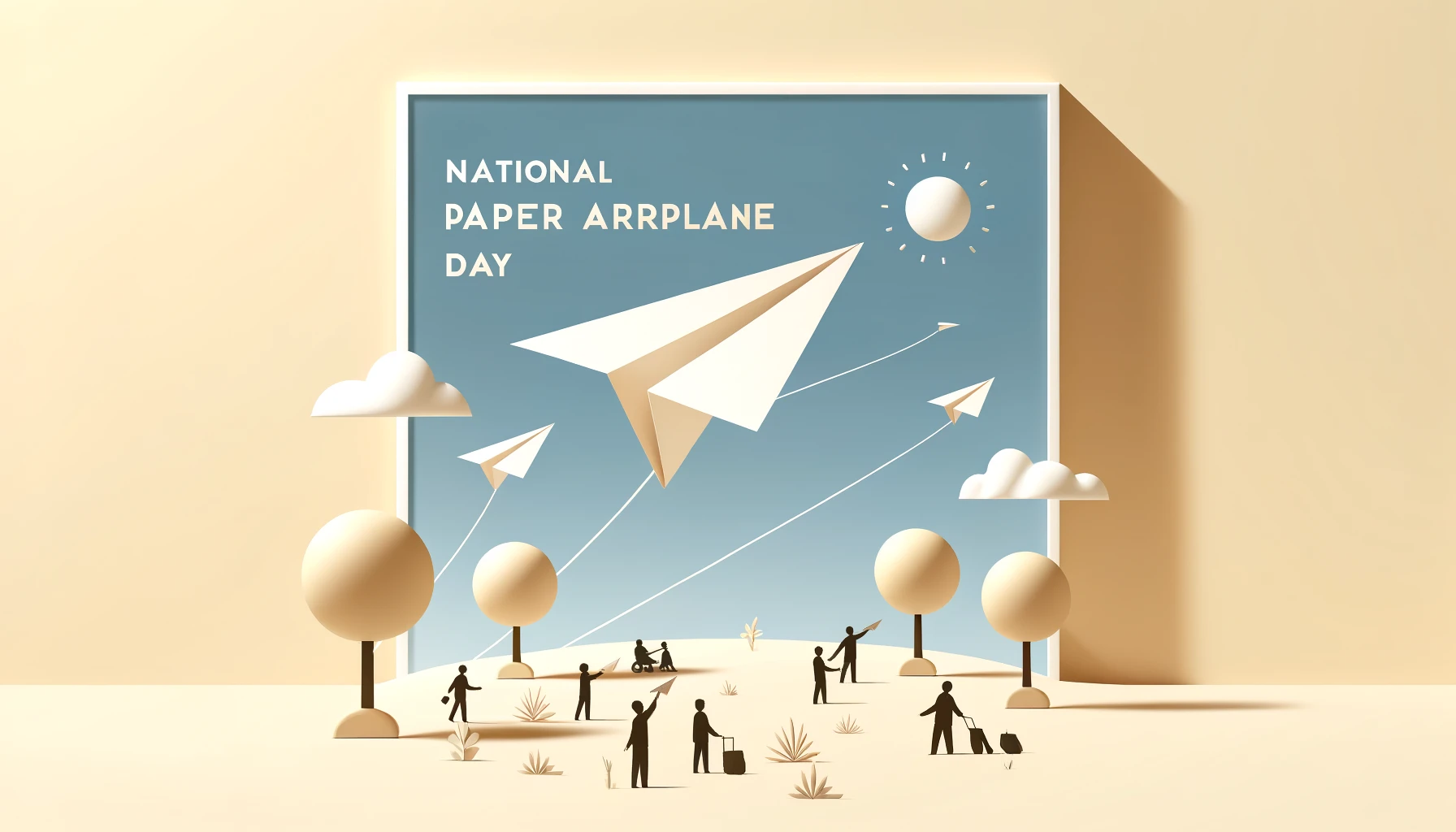 Fun Paper Airplane Day Wishes for Kids