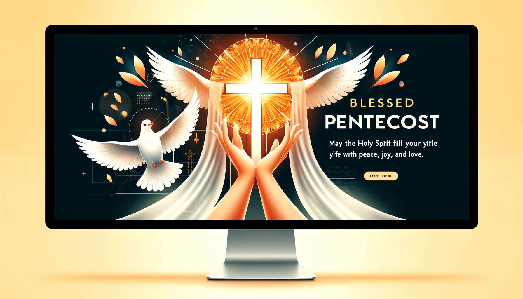 Beautiful Happy Pentecost Greeting, Text Messages And Wishes 