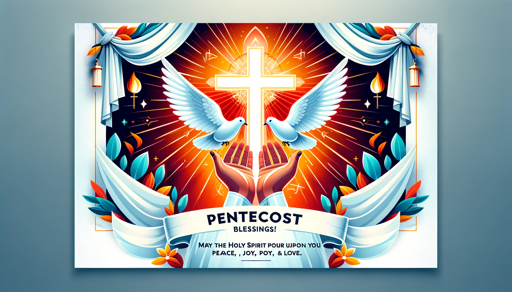 Beautiful Happy Pentecost Greeting, Text Messages And Wishes 