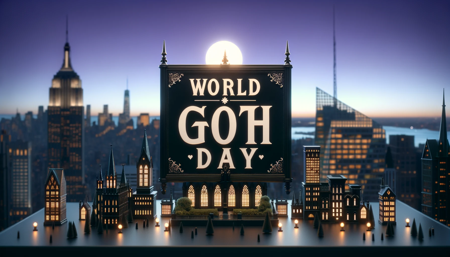 Personalized World Goth Day Greetings for Close Ones