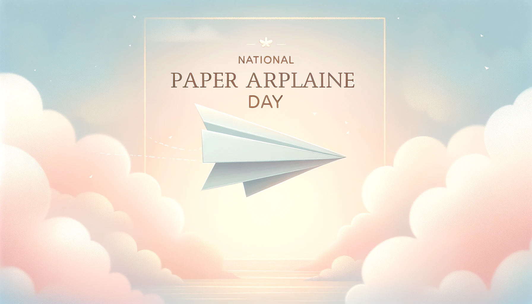 Personalized Paper Airplane Day Texts for Family
