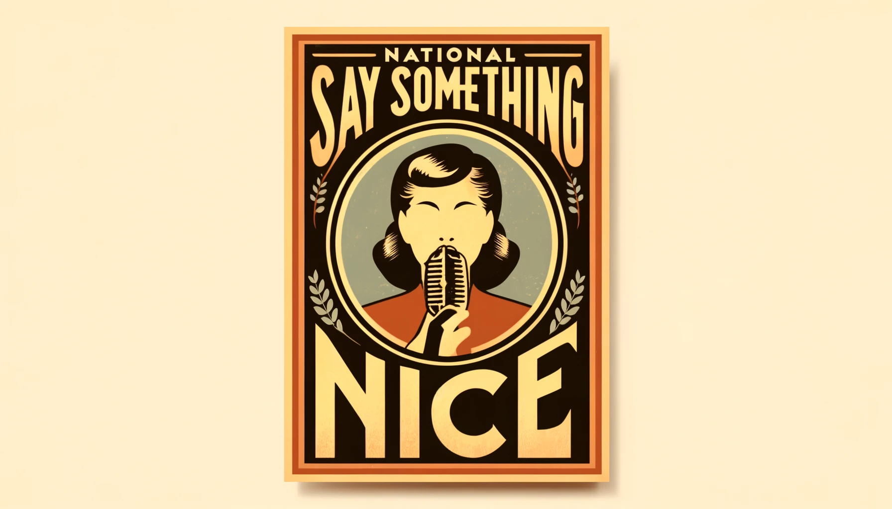 National Say Something Nice Day