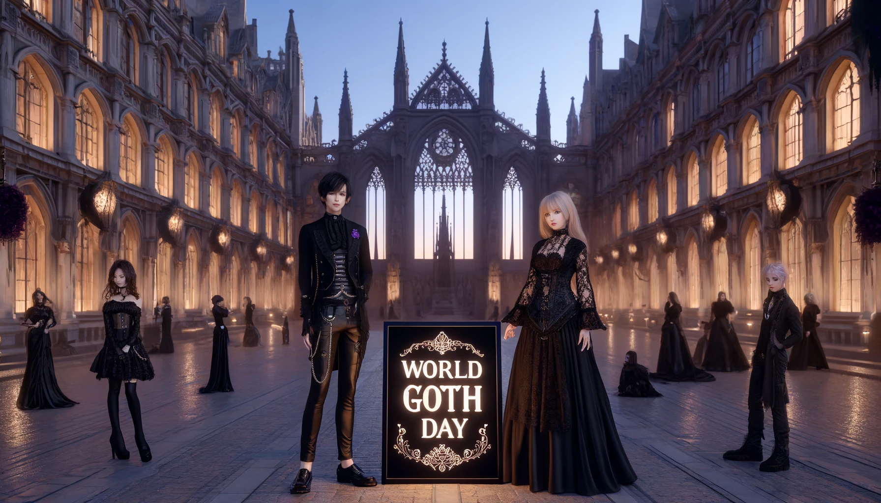 Unique World Goth Day Wishes for Social Media