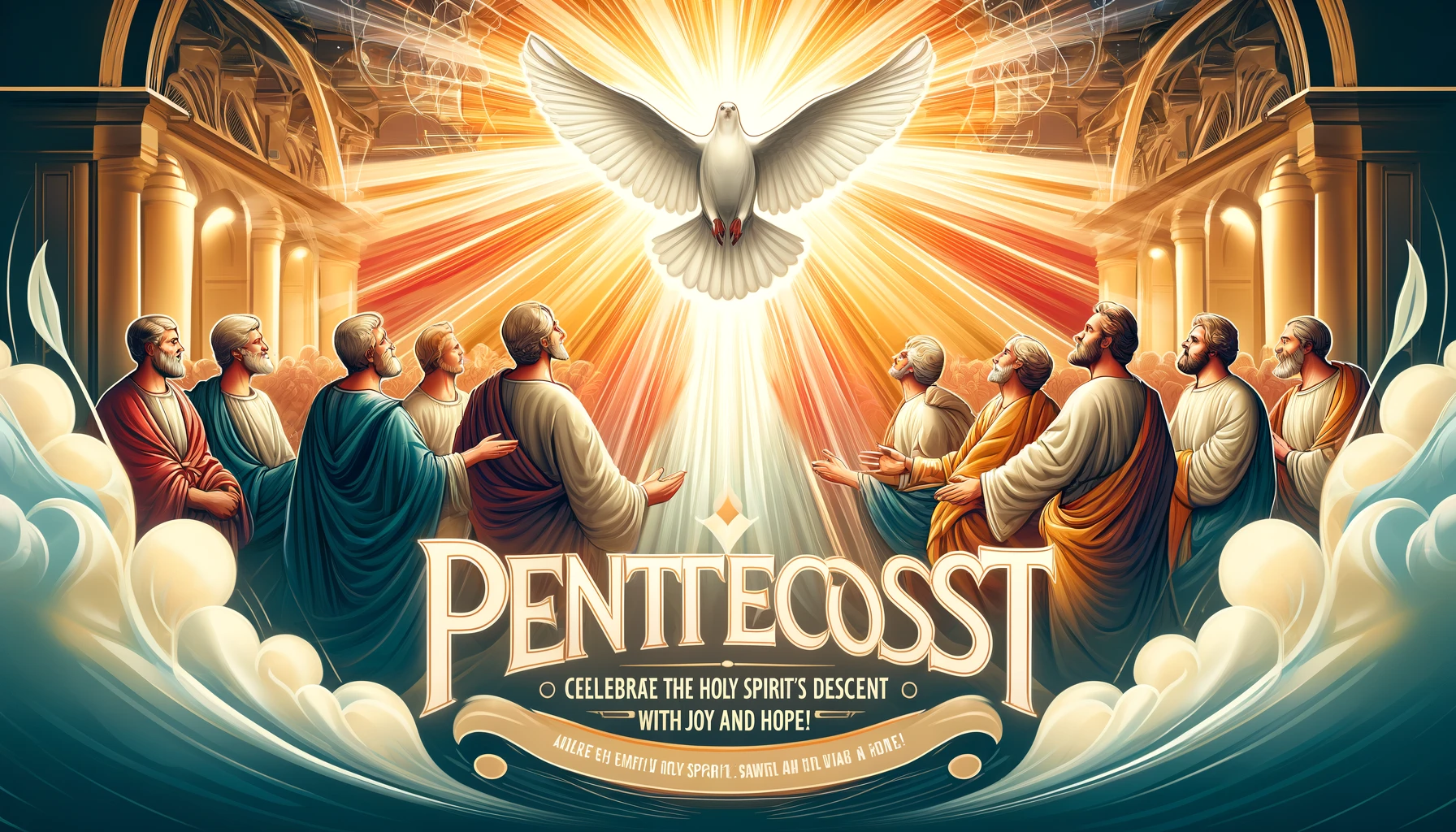 Beautiful Happy Pentecost Greeting, Text Messages And Wishes
