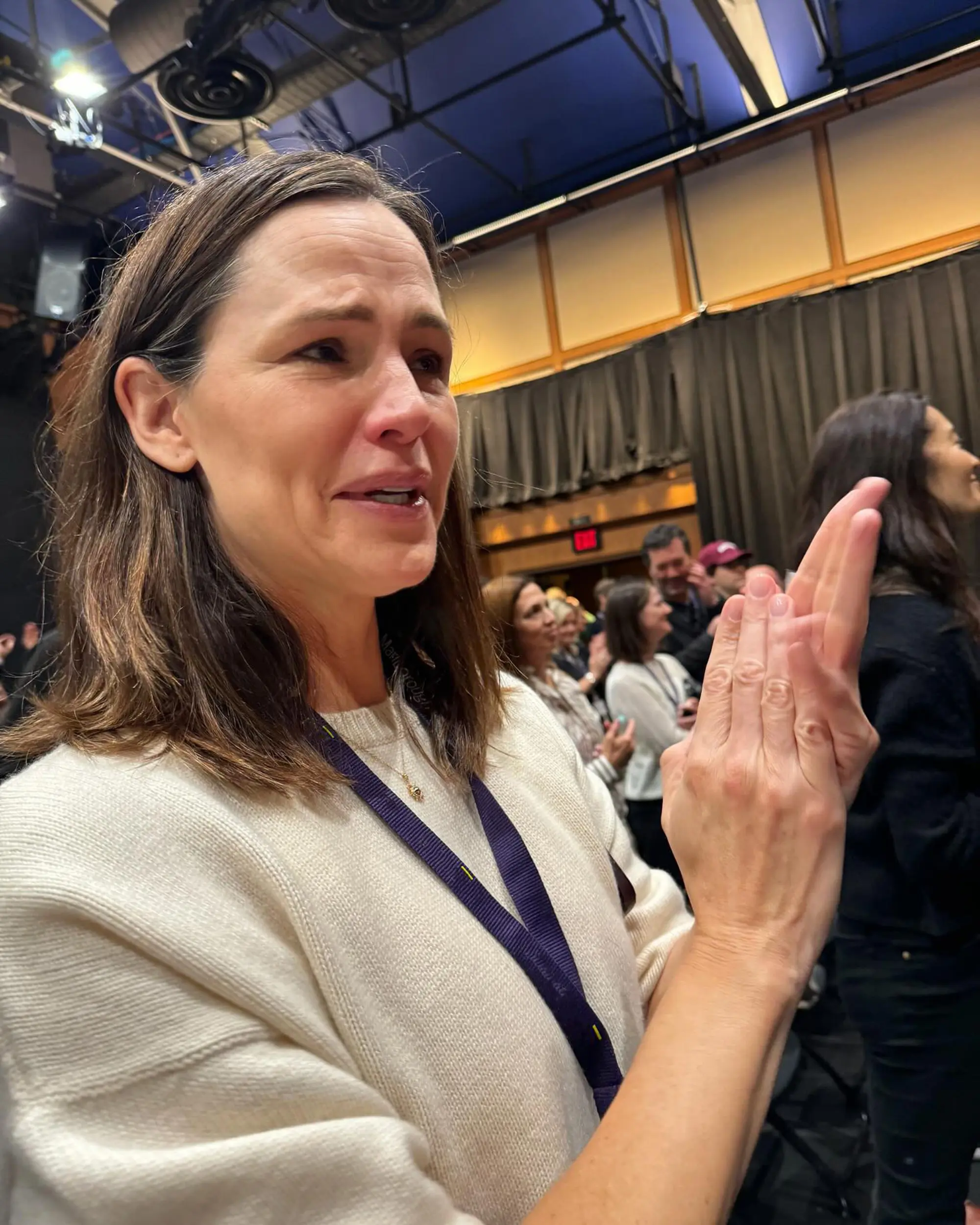 Headline: "Emotions Run High: Jennifer Garner's Heartfelt Tears at Daughter's Graduation"