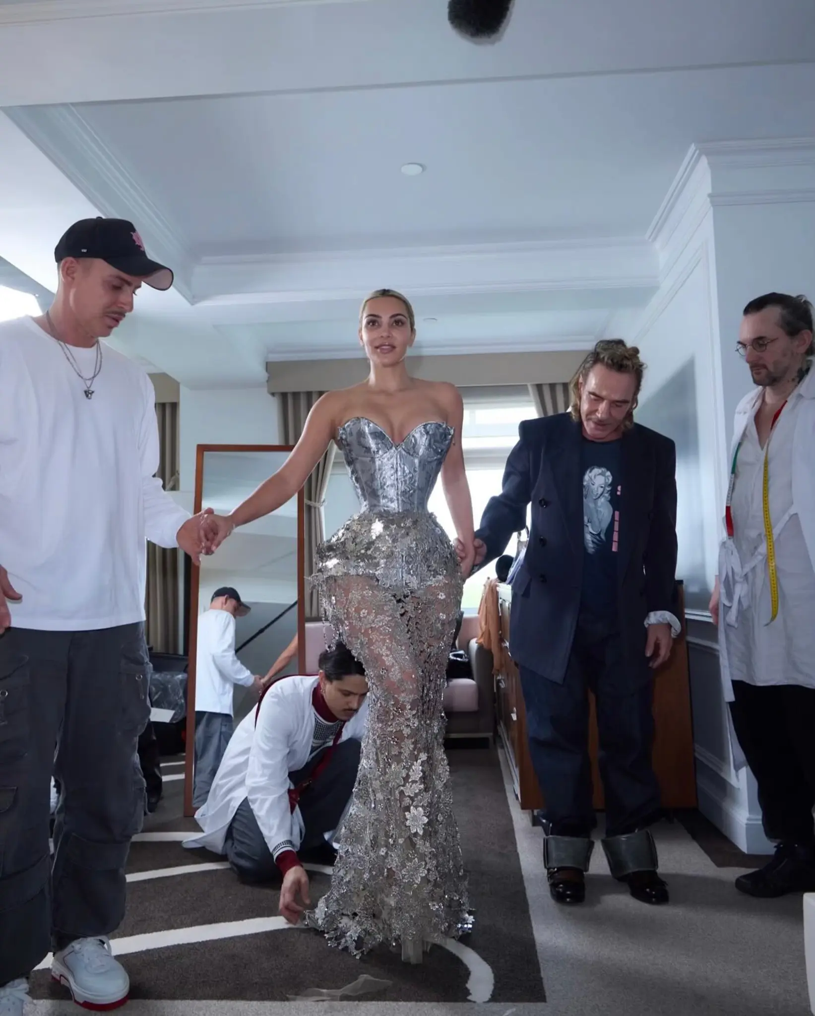 Can You Handle Kim Kardashian's Extreme Met Gala 2024 Outfit? Behind the Scenes of the Waist-Cinching Wonder!