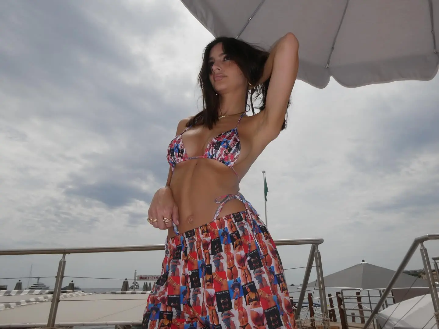 Unleashing the Heat: Emily Ratajkowski's Bikini-Clad Blast at the Monaco Grand Prix