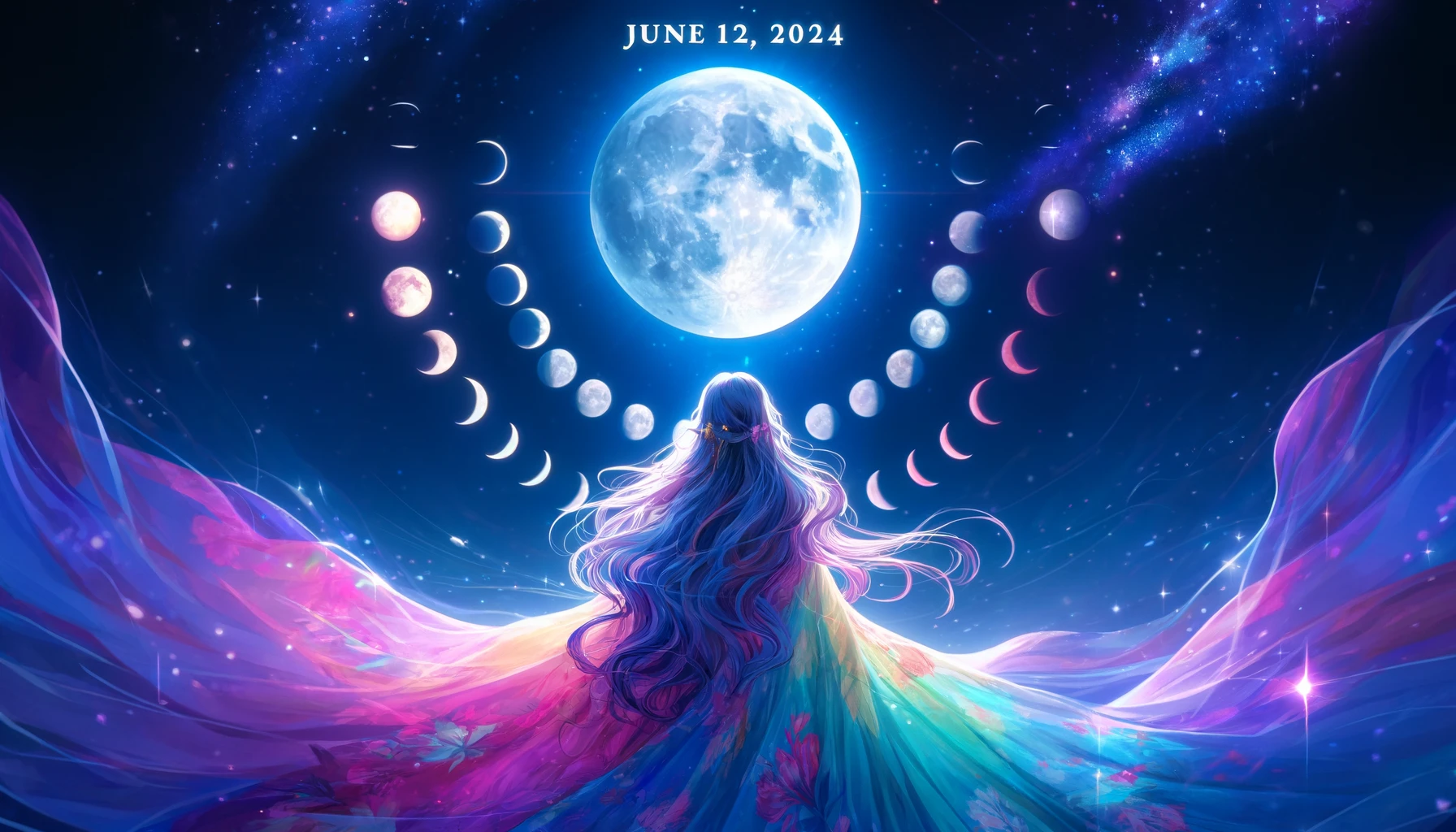 June 12 Lunar calendar, Moon Phases