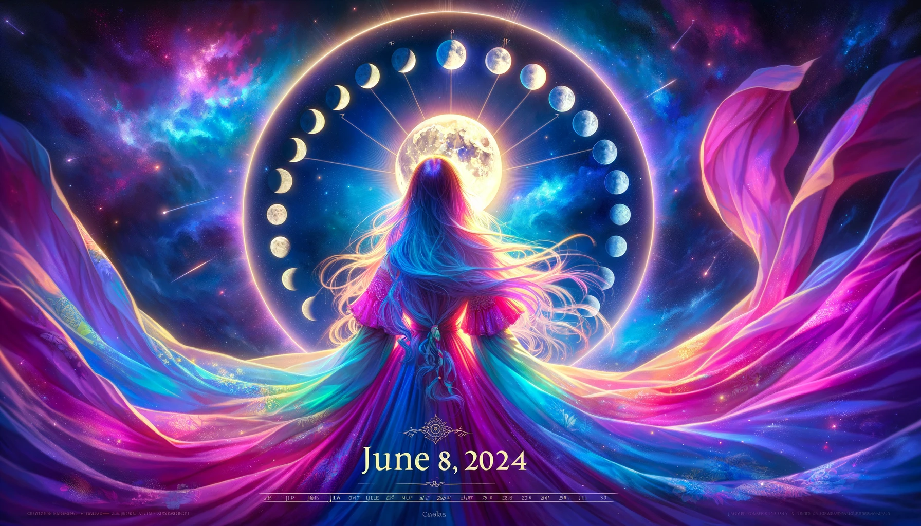 June 8 Lunar calendar, Moon Phases