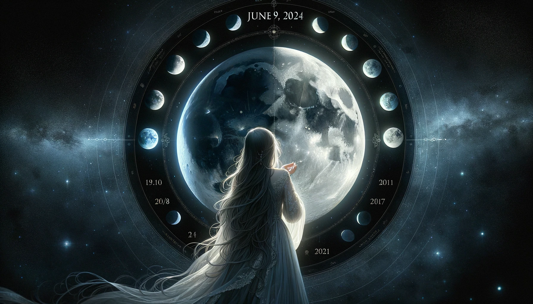 June 9 Lunar calendar, Moon Phases