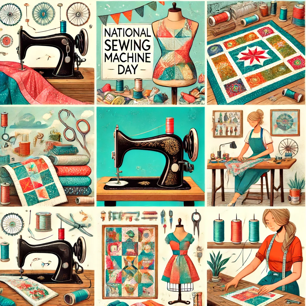 Crafting Connections: National Sewing Machine Day Greetings