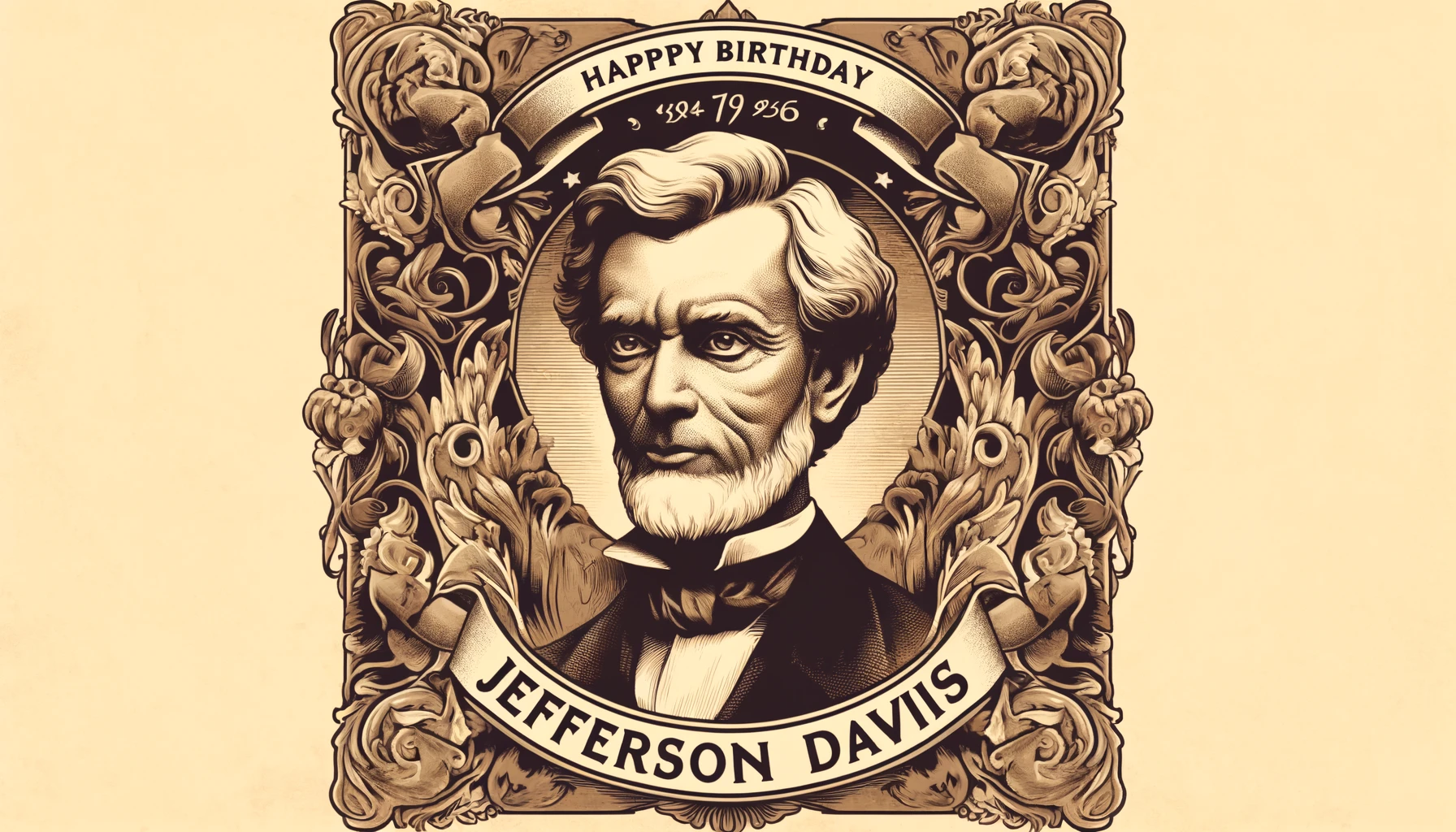 Commemorative Greetings for Jefferson Davis’ Birthday