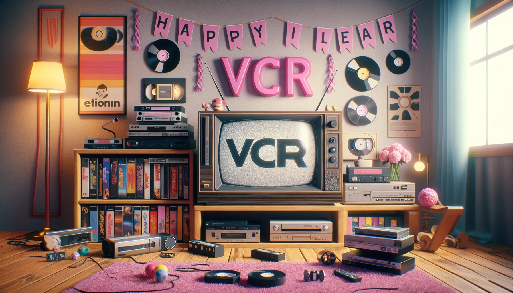 Rewind and Enjoy: Sweet VCR Day Greetings